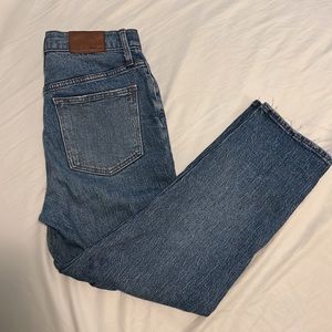 Madewell classic straight jean